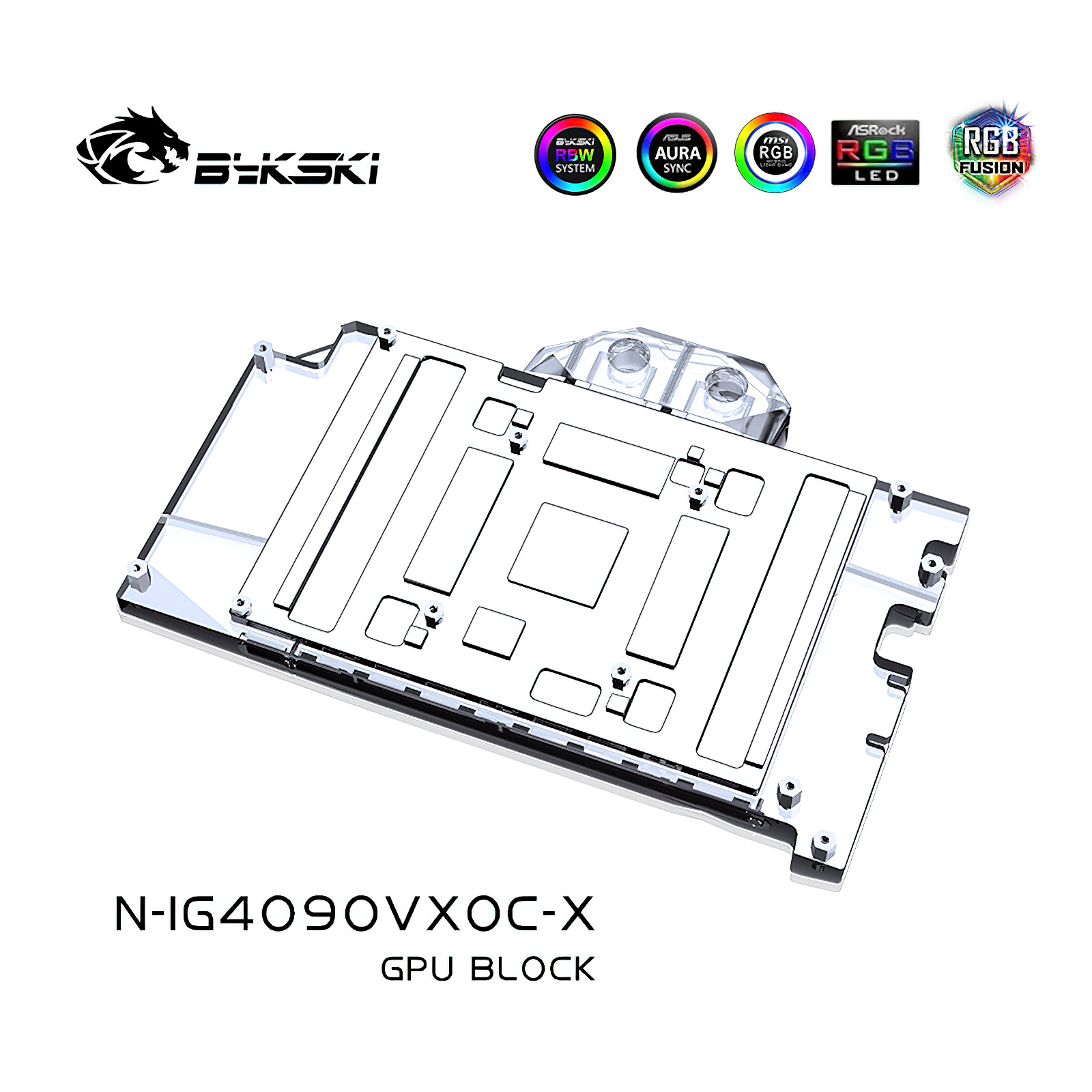 Bykski GPU Water Cooling  Full - Rtx 4090 Water Block Full Cover recension och pris